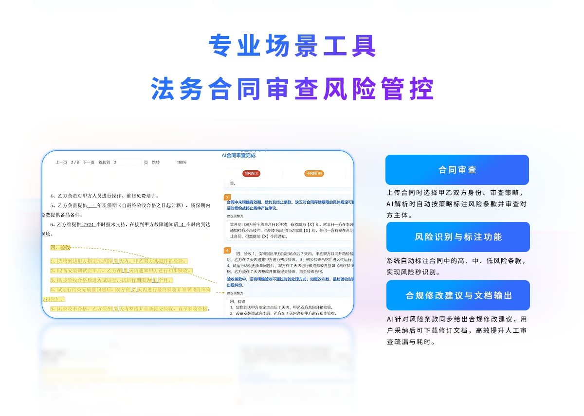 法务合同审查风险管控
