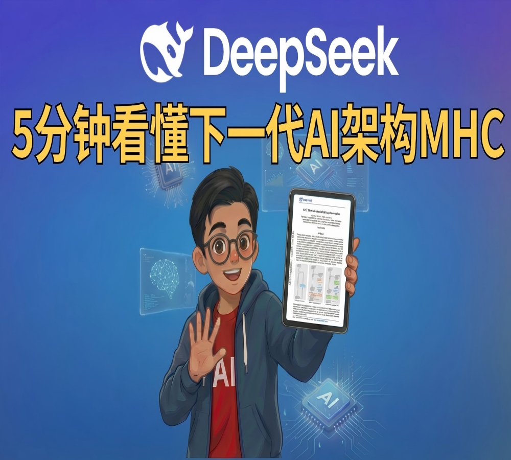 DeepSeek发布MHC架构突破训练瓶颈 V4大模型春节前上线